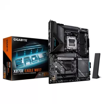 GIGABYTE X870E EAGLE WIFI7 AM5 Placa base ATX, 4x DDR5, HDMI, DP, 4x M.2, USB4, Wi-Fi 7, 5GbE