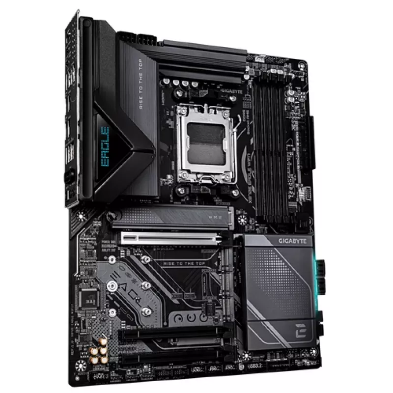 GIGABYTE X870E EAGLE WIFI7 AM5 Placa base ATX, 4x DDR5, HDMI, DP, 4x M.2, USB4, Wi-Fi 7, 5GbE