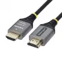 StarTech.com cable HDMI Premium High Speed con Ethernet - 3 m - negro y plata - 4K 60Hz, 1440p 144Hz, 18 Gbps, HDMI 2.0, conector macho a conector macho