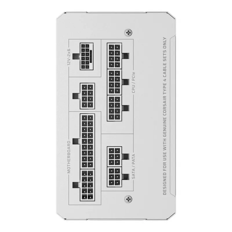 CORSAIR RMe White Series RM1000e 2026 fuente de alimentación 1000W totalmente modular ATX 3.0 con certificación Cybenetics Platinum