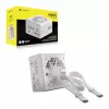 CORSAIR RMe White Series RM850e 2026 fuente de alimentación 850W totalmente modular ATX con certificación Cybenetics Platinum