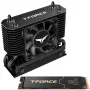 Team Group T-Force GC PRO 2TB M.2 2280 PCIe Gen5 NVMe SSD con disipador T-FORCE DARK AirFlow, negro