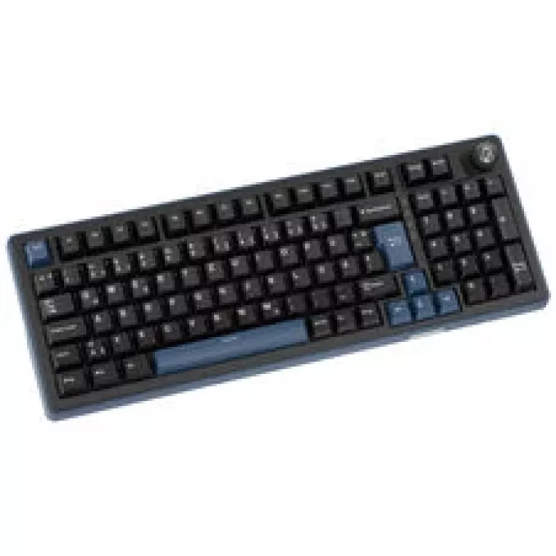 Ducky OK-M 98 teclado gaming, layout 98%, hot-swap, retroiluminación RGB, ISO, interruptores táctiles KTT, negro
