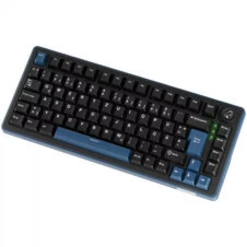Ducky OK-M 75 teclado gaming mecánico, layout 75%, interruptores táctiles KTT hot-swappable, retroiluminación RGB, ISO, negro