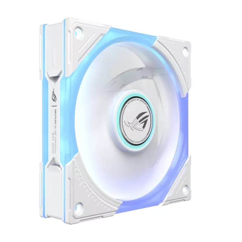ASUS ROG Eurux GR120 ARGB Reverse Fan White Edition, 120 mm, pack individual
