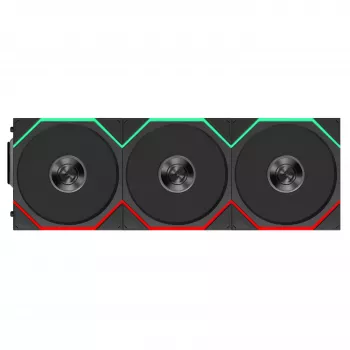 Lian Li UNI FAN TL FLEX Wireless ARGB 120mm ventilador pack de 3 con controlador - negro