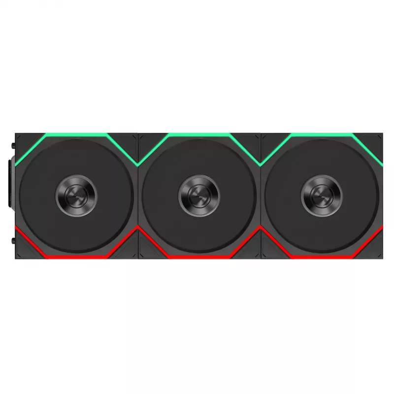 Lian Li UNI FAN TL FLEX Wireless ARGB 120mm ventilador pack de 3 con controlador - negro