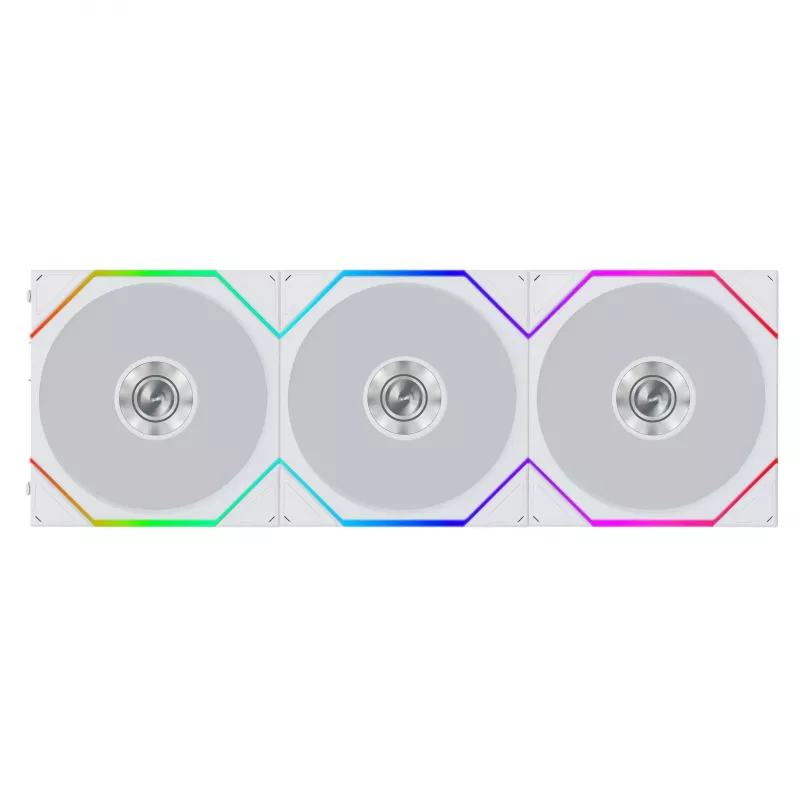 Lian Li UNI FAN TL FLEX Wireless ARGB 120mm ventilador, blanco, pack de 3 con controlador
