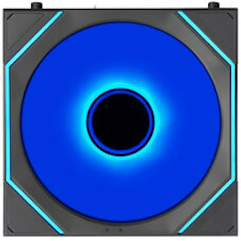 Lian Li UNI FAN SL-INF FLEX Wireless ARGB Reverse Blade 120mm ventilador pack de 3 con controlador - negro