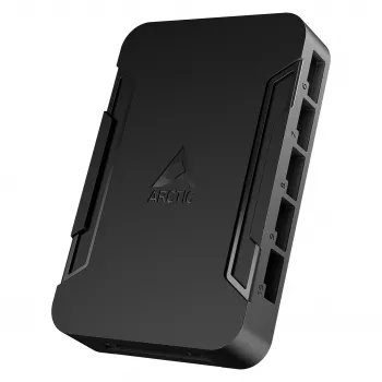 ARCTIC Fan Controller hub PWM de 10 puertos con alimentación SATA, negro
