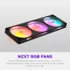 NZXT F360 RGB 360mm refrigeración líquida todo en uno para CPU - negro