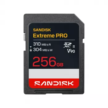 SanDisk Extreme PRO 256 GB SDXC UHS-II V90 U3 Class 10 tarjeta de memoria