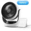 SwitchBot ventilador de circulación inteligente con batería, 100 niveles de velocidad, oscilación horizontal de 90° y vertical de 100°, Bluetooth y Wi-Fi (requiere hub), blanco