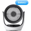 SwitchBot ventilador de circulación inteligente con batería, 100 niveles de velocidad, oscilación horizontal de 90° y vertical de 100°, Bluetooth y Wi-Fi (requiere hub), blanco