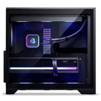 Phanteks XT M5 caja de PC semitorre, ATX, frontal de malla, cristal templado, 3 ventiladores D-RGB, negro