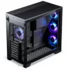 Phanteks XT M5 caja de PC semitorre, ATX, frontal de malla, cristal templado, 3 ventiladores D-RGB, negro