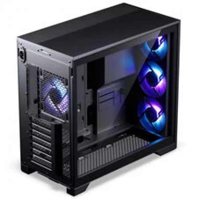 Phanteks XT M5 caja de PC semitorre, ATX, frontal de malla, cristal templado, 3 ventiladores D-RGB, negro