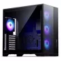 Phanteks XT M5 caja de PC semitorre, ATX, frontal de malla, cristal templado, 3 ventiladores D-RGB, negro