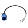 Cable de alimentación Anker SOLIX IEC 60309 1P+N+E a extremo abierto, 32 A, 60 cm, azul