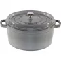 STAUB La Cocotte 28cm olla redonda de hierro fundido, gris grafito