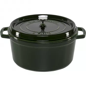 Staub La Cocotte Round 28 cm, 5,9 L, Basil Green, hierro fundido