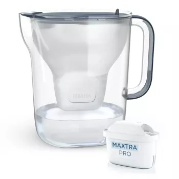 BRITA Style Essential XL Jarra filtrante de agua azul con filtro MAXTRA PRO Pure Performance