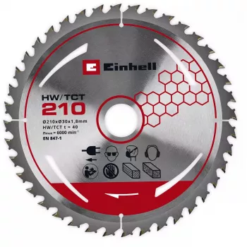 Einhell TE-TS 36/8 T Li-Solo Sierra circular de mesa a batería 210 mm (4340455)