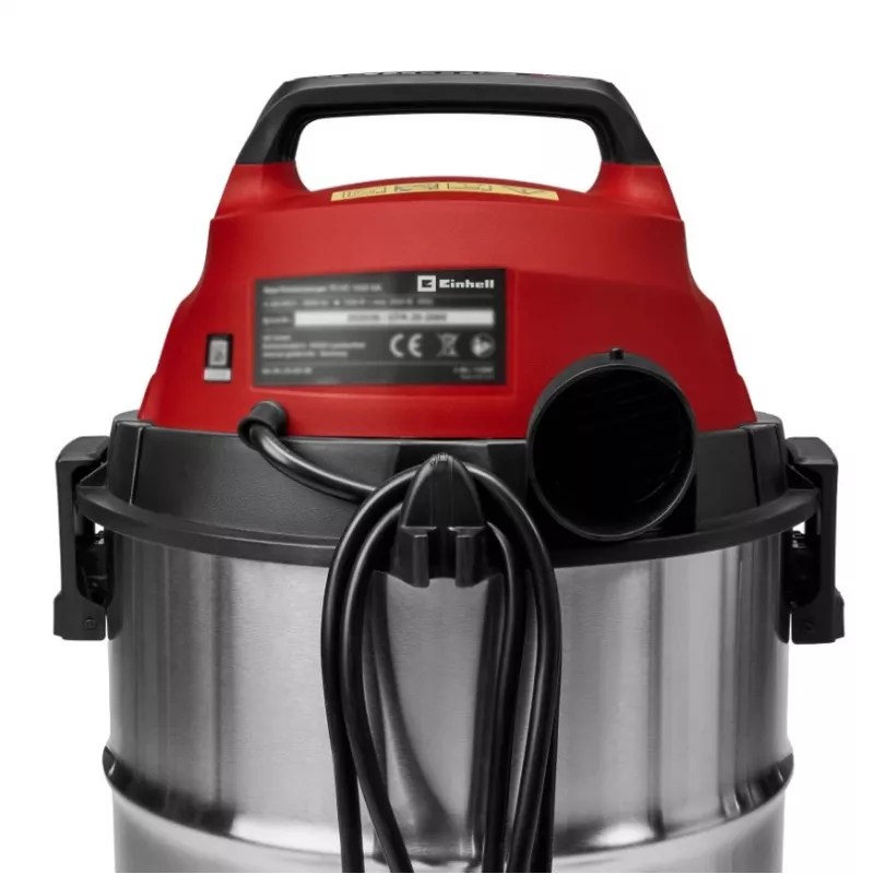 Aspirador de sólidos y líquidos para taller Einhell TC-VC 3055 SA con toma de corriente, 30 L