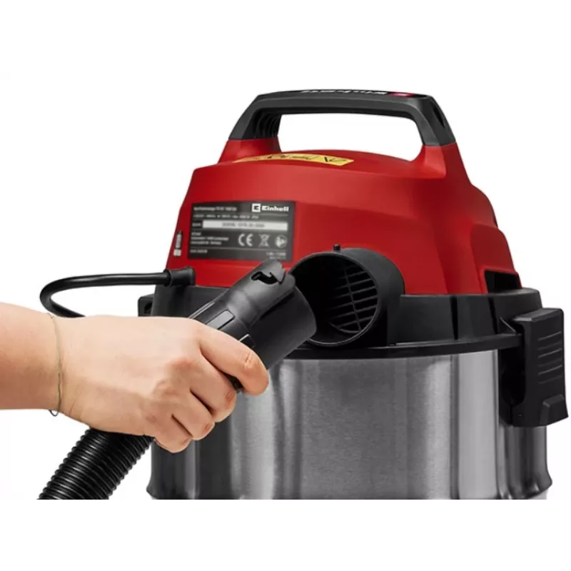Aspirador de sólidos y líquidos para taller Einhell TC-VC 3055 SA con toma de corriente, 30 L