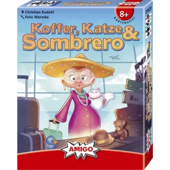 AMIGO Koffer, Katze & Sombrero juego infantil de memoria