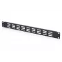 Panel ciego ventilado 1U DIGITUS para racks de 19 pulgadas, negro