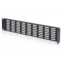 Panel ciego ventilado con bisagras DIGITUS 2U de 19 pulgadas, negro