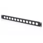 DIGITUS Panel ciego de rack 1U para 12 módulos D-Sub, 19 pulgadas, Negro