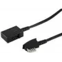 ShiverPeaks 70206-KOMSA Cable alargador TAE-F 6m Negro conector macho a conector hembra redondo