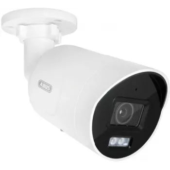 ABUS cámara mini tubo IP 4 MP con objetivo de 2,8 mm, visión nocturna IR y luz blanca