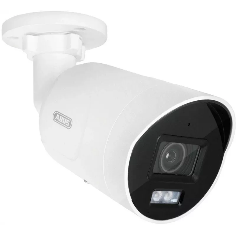 ABUS cámara mini tubo IP 4 MP con objetivo de 2,8 mm, visión nocturna IR y luz blanca