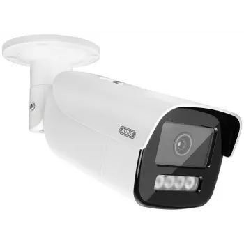 ABUS cámara bullet IP 4 MP, objetivo de 4 mm, IR y luz blanca, IP67, IK10