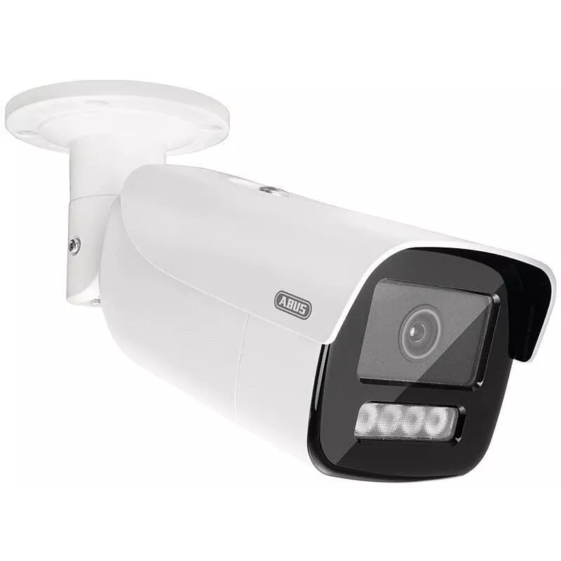 ABUS cámara bullet IP 4 MP, objetivo de 4 mm, IR y luz blanca, IP67, IK10