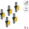 Delock regulador de caudal para riego por goteo – control preciso del caudal de agua, 5 uds.