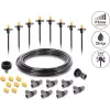 Delock set micro-goteo para macetas – set completo de riego por goteo para plantas en maceta, 10 plantas, tubo principal de 15 m, goteros ajustables, resistente a los rayos UV