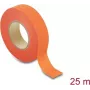 Delock cinta de tela 25 m x 19 mm rasgable autoadhesiva naranja