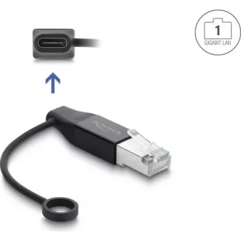 Delock adaptador de red USB Type-C Gigabit LAN 1 x conector RJ45