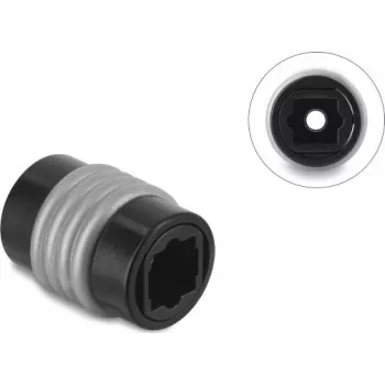 Delock adaptador de acoplamiento TOSLINK conector hembra a conector hembra