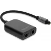 Delock distribuidor S/PDIF TOSLINK 1 entrada 2 salidas