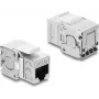 Delock módulo Keystone RJ45 conector hembra a LSA Cat.6A apantallado sin herramientas