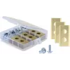 Delock cuchillas de repuesto con recubrimiento de titanio para robot cortacésped Worx Landroid, pack de 30