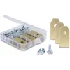 Delock cuchillas de repuesto con recubrimiento de titanio para robot cortacésped Husqvarna, Gardena y Segway (pack de 30)