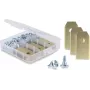 Delock cuchillas de repuesto con recubrimiento de titanio para robot cortacésped Husqvarna, Gardena, Segway, 30 uds.