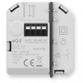Homematic IP actuador de conmutación empotrable 6A