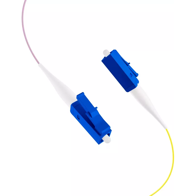 EFB FTTH pigtail LC OS2 G.657.A2 set de 12 colores, 2m, monomodo 9/125µm, resistente a curvaturas, 12 fibras